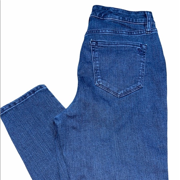 MARTHA Stewart size 4 petite patchwork jeans - Picture 3 of 7